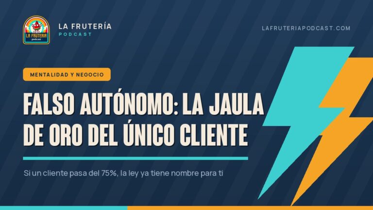 Portada del artículo: falso autónomo, la jaula de oro del único cliente