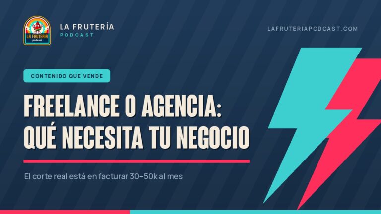 Portada del artículo: freelance o agencia, qué necesita tu negocio