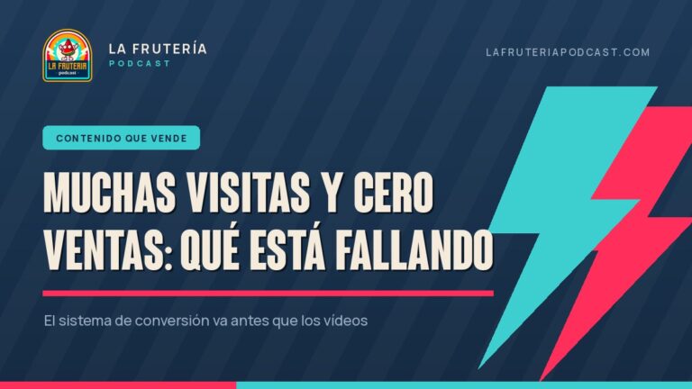 Portada del artículo: muchas visitas y cero ventas, qué está fallando